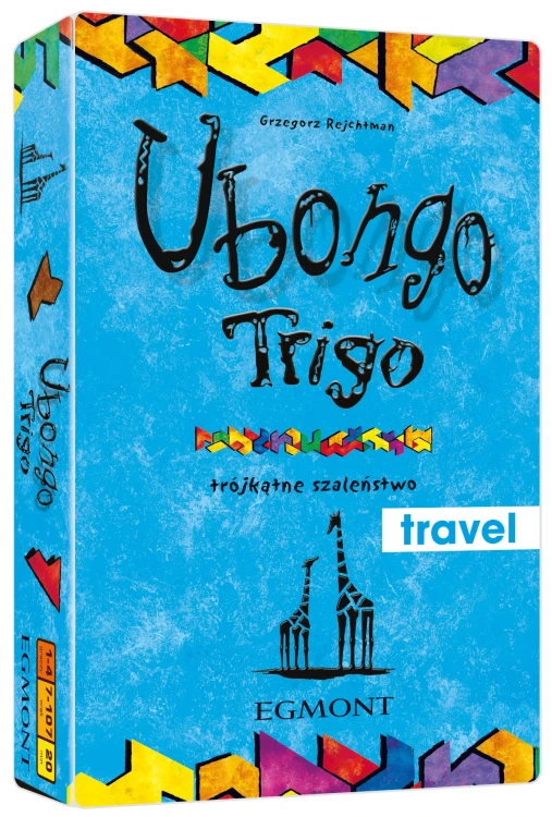 Ubongo Trigo gra logiczna Egmont PAP - plansza i kafelki do układania