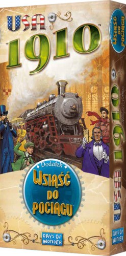 Dodatek USA 1910 do gry Wsiąść do Pociągu od REBEL z kartami w formacie 180x90 mm