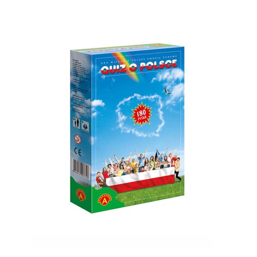 Plansza i elementy gry Quiz o Polsce Mini ALEXANDER GRY