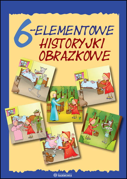 Zestaw 21 układanek 6-elementowych historyjek obrazkowych od Harmonia podręczniki do nauki myślenia przyczynowo-skutkowego