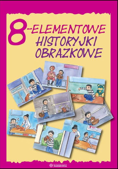 Edukacyjne 8-elementowe historyjki obrazkowe Harmonia podręczniki w formacie 305x220 mm do nauki i zabawy dla dzieci