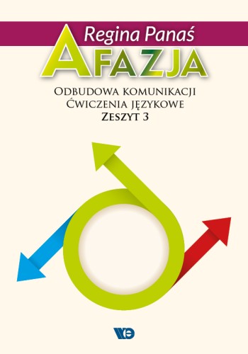 Okładka zeszytu 3 "Afazja. Odbudowa komunikacji" od Wydawnictwa Edukacyjnego, widok frontowy