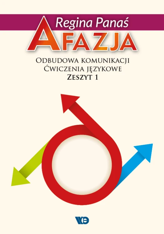 Okładka zeszytu 1 do ćwiczeń językowych w terapii afazji wydawnictwa Wydawnictwo Edukacyjne