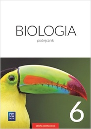 Okładka podręcznika Biologia dla klasy 6 szkoły podstawowej wydawnictwa WSIP DOTACJA z ilustracją zwierząt