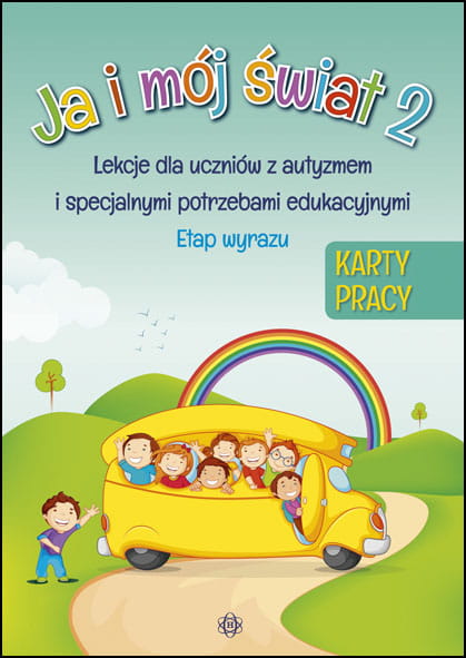 Karty pracy Ja i mój świat 2 HARMONIA – materiał edukacyjny dla uczniów z autyzmem i specjalnymi potrzebami edukacyjnymi, widok okładki