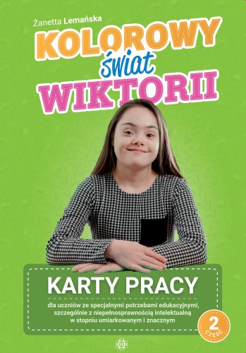 Kolorowy świat Wiktorii część 2 - zestaw kart pracy Harmonia podręczniki - okładka publikacji