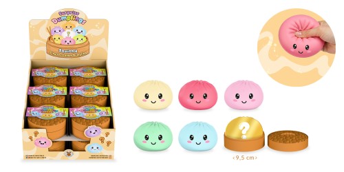 Gniotek Pierożek 9,5 cm TRENDHAUS w kolorowym wariancie sensorycznym