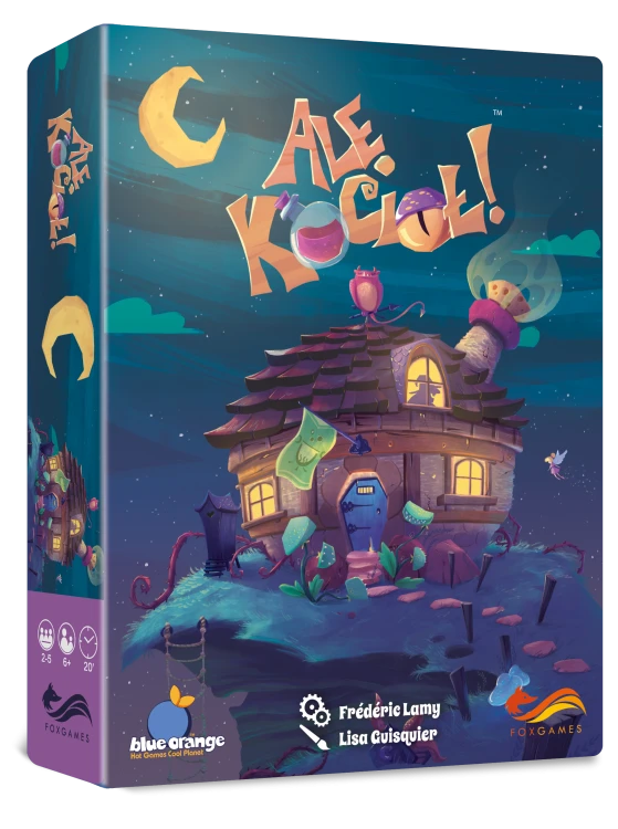 Rodzinna gra zręcznościowa Ale Kocioł! Fox Games z kartami i czarodziejską różdżką