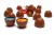 Elementy gry Choco TACTIC GAMES – pionki czekoladki i kostka