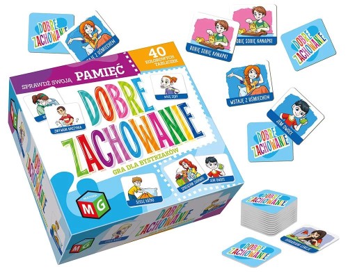 Gra edukacyjna Pamięć Dobre Zachowanie MULTIGRA z ilustracjami