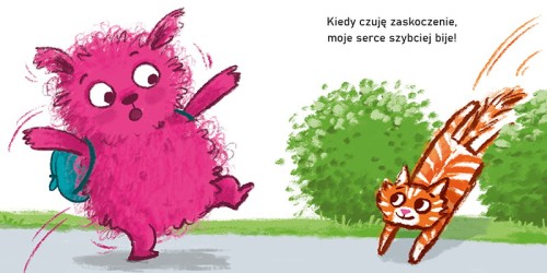 Ilustracja z książki \"Kiedy Czuję Zaskoczenie\" autorstwa Pauli Bowles