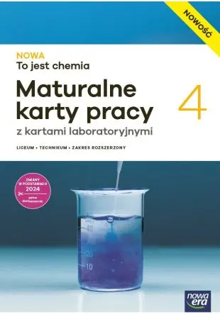 Maturalne karty pracy chemia rozszerzona Nowa Era w formacie 29,7 na 21 cm, edycja 2026