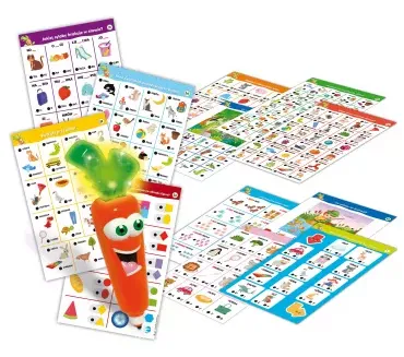 Plansza i elementy gry Lisciani Carotina 1000 Pytań z ponad 1000 quizami edukacyjnymi