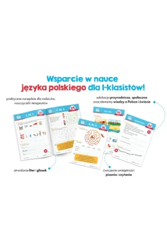 Przykładowe strony kart pracy EDUseria Język polski dla klasy 1 Kapitan Nauka