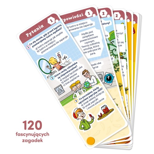 Ilustracje Magdaleny Babińskiej w quizach edukacyjnych Xplore Team dla dzieci 9–10 lat