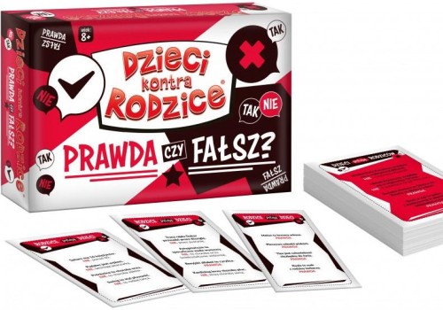 Gra quizowa Dzieci kontra Rodzice Prawda czy Fałsz? KANGUR z pytaniami dla dzieci i rodziców