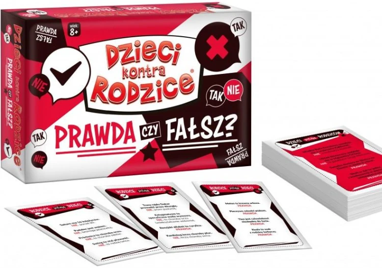 Gra quizowa Dzieci kontra Rodzice Prawda czy Fałsz? KANGUR z pytaniami dla dzieci i rodziców