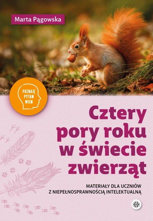 Okładka materiałów edukacyjnych Cztery pory roku w świecie zwierząt od Harmonia podręczniki, format 295 na 207 mm