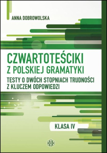 Okładka książki Czwartoteściki z polskiej gramatyki HARMONIA dla uczniów klasy 4 szkoły podstawowej