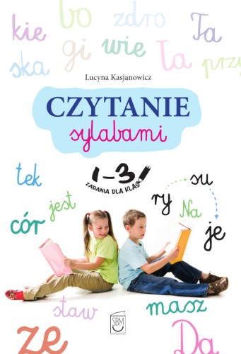 Czytanie sylabami SBM – okładka książki edukacyjnej dla dzieci z klas 1–3 szkoły podstawowej
