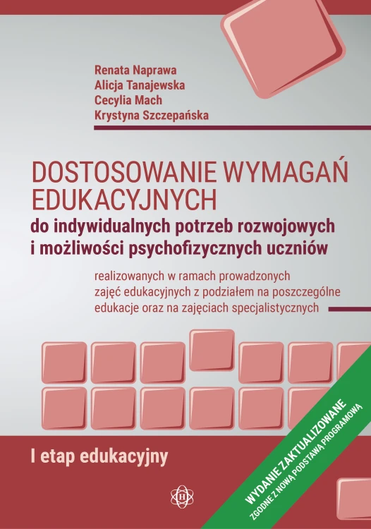 Okładka książki Dostosowanie wymagań edukacyjnych HARMONIA w formacie 235x165x1 mm z miękką okładką