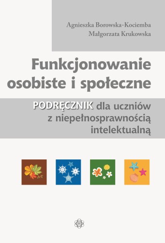 Okładka podręcznika Funkcjonowanie osobiste i społeczne Harmonia podręczniki z ilustracjami dla uczniów z niepełnosprawnością intelektualną
