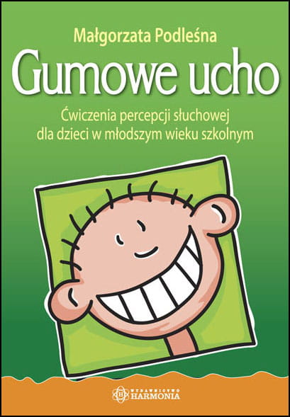 Zestaw 32 kart do ćwiczeń percepcji słuchowej Gumowe ucho od HARMONIA w teczce 300x215x6 mm