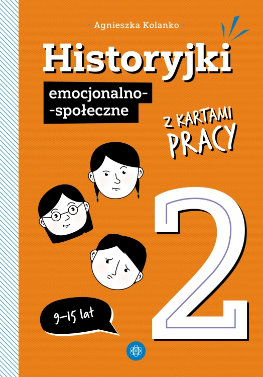 Okładka książki Historyjki emocjonalno-społeczne 2 z kartami pracy wydawnictwa Harmonia podręczniki w formacie 293x205x1 mm