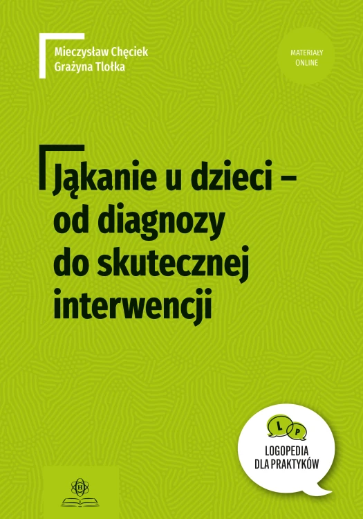 Okładka książki Jąkanie u dzieci – od diagnozy do skutecznej interwencji autorstwa HARMONIA w formacie 235x165x1 mm