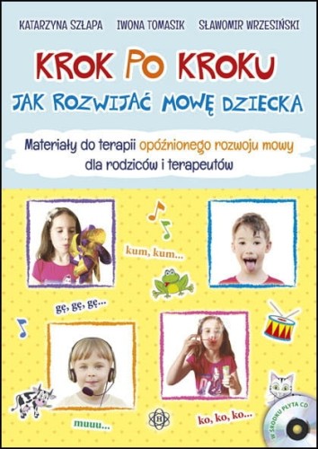 Materiały do terapii mowy Harmonia podręczniki z książką, kolorowymi załącznikami i płytą CD w formacie 303x218x1 mm