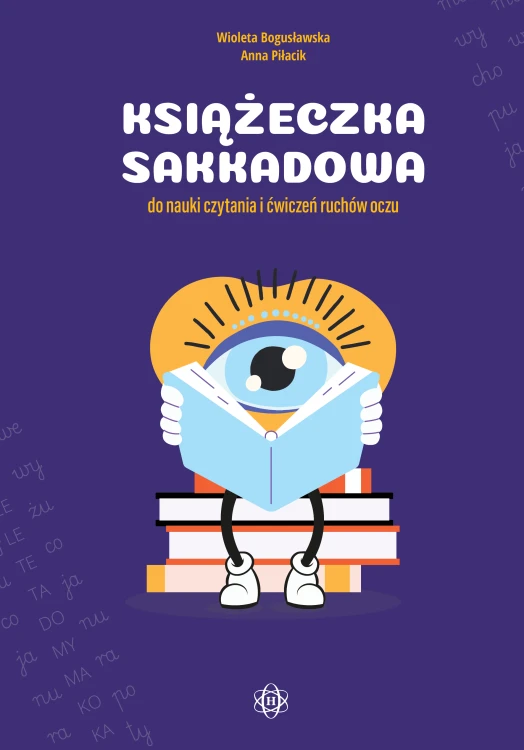 Książeczka sakkadowa Harmonia podręczniki w formacie 297x215 mm z ćwiczeniami wspierającymi naukę czytania