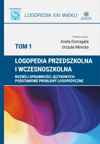 Okładka książki Logopedia przedszkolna i wczesnoszkolna Tom 1 wydawnictwa HARMONIA w formacie 235x170x2 mm