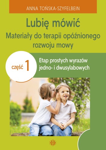 Okładka materiałów do terapii opóźnionego rozwoju mowy Harmonia podręczniki w formacie 305x215x3 mm