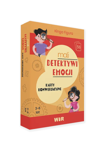 Mali detektywi emocji – 56 kart konwersacyjnych rozwijających kompetencje emocjonalne i społeczne dzieci 3–6 lat