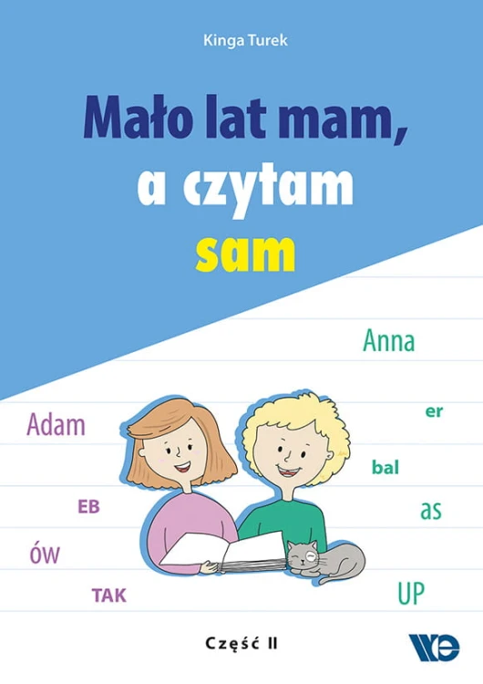 Okładka elementarza Mało lat mam, a czytam sam. Część 2, Wydawnictwo Edukacyjne
