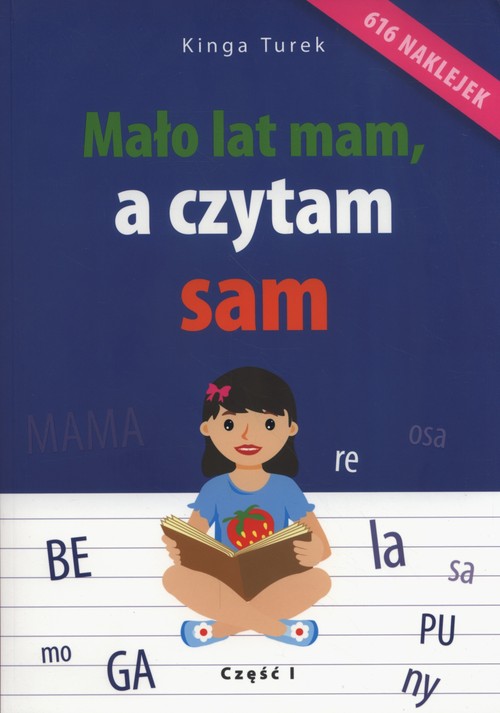 Okładka książki Mało lat mam, a czytam sam. Część 1 z Wydawnictwa Edukacyjnego, nauka czytania sylabami