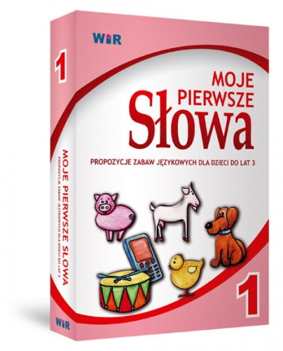 Zestaw kartonowych obrazków "Moje pierwsze słowa 1" Wir (T) – dwustronne ilustracje i podpisy do nauki mowy i czytania