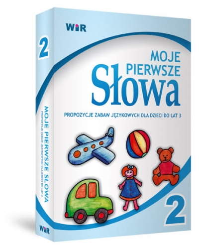 Zestaw Moje pierwsze słowa 2 od Wir (T) – kartonowe dwustronne obrazki z podpisami do nauki mowy i czytania