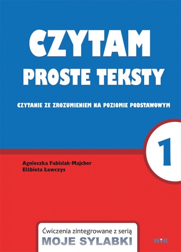 Zeszyt edukacyjny Moje sylabki część 1 od WIR z ćwiczeniami czytania dla dzieci początkujących