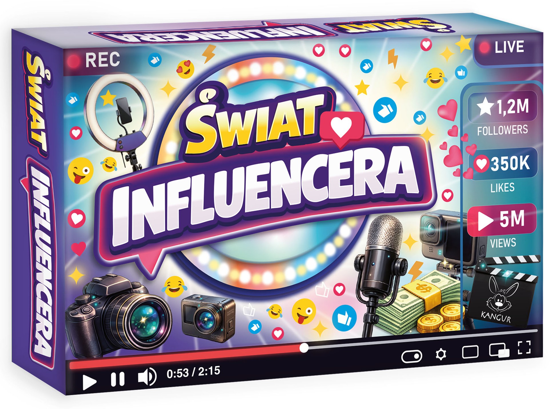 Świat Influencera Kangur – gra quizowa o internecie dla młodzieży od 12 lat