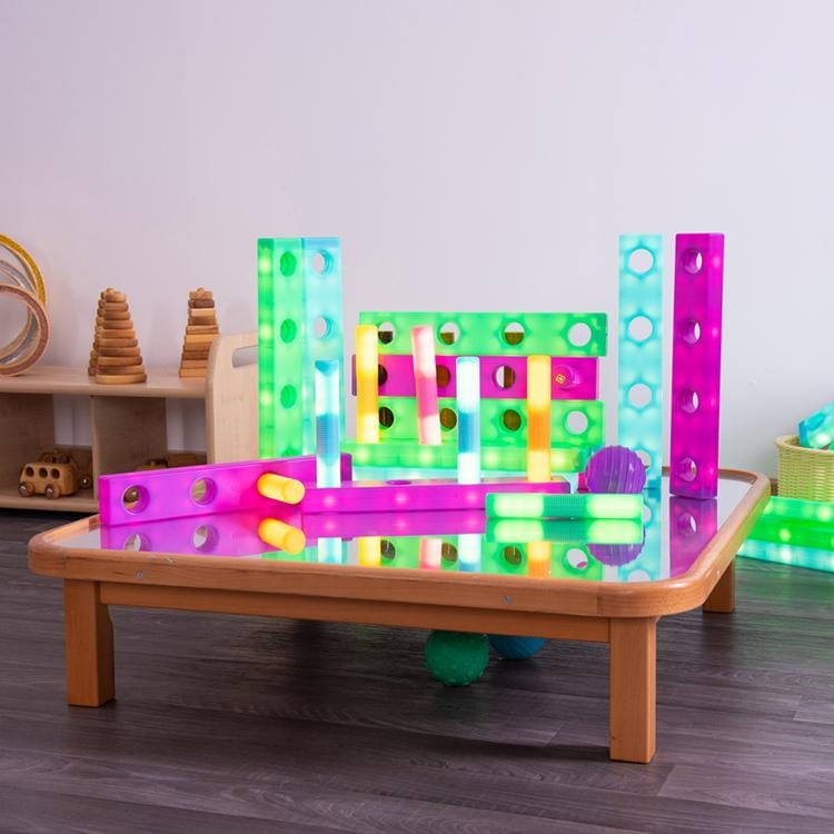 Świecące bloki sensoryczne TTS – zestaw 9 sztuk