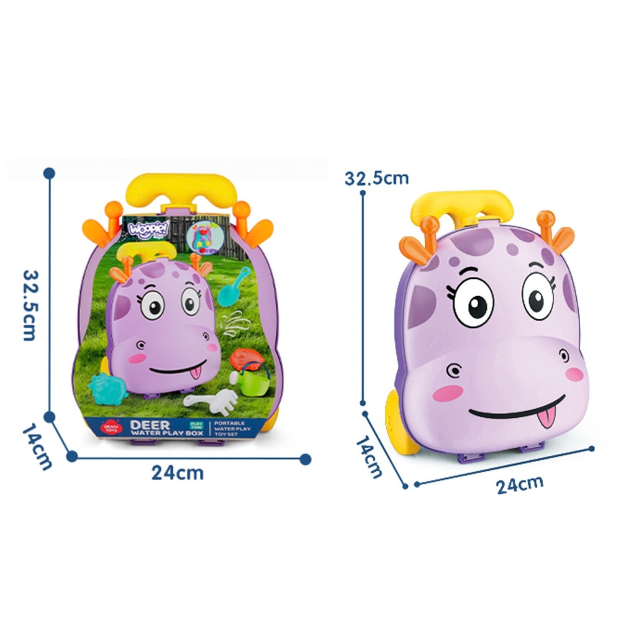 WOOPIE Sarenka 2w1 – walizka wodna z akcesoriami do piasku i wody
